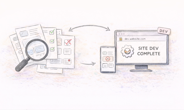 Design and develop the website